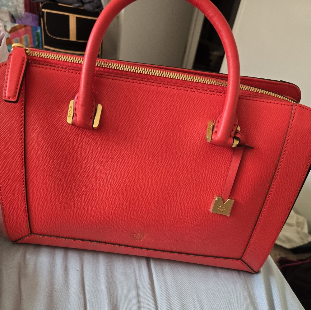MCM crossbody tote